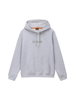 Bluza z kapturem Napapijri jasnoszary