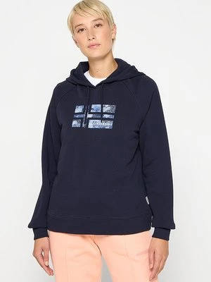 Bluza z kapturem Napapijri granatowy