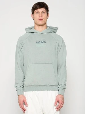 Bluza z kapturem Napapijri zielony