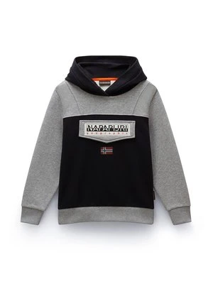 Bluza z kapturem Napapijri szary
