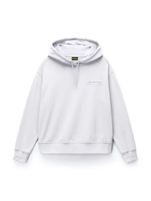 Bluza z kapturem Napapijri biały