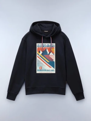 Bluza z kapturem Napapijri czarny