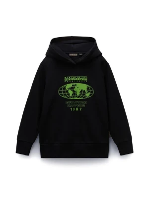 Bluza z kapturem Napapijri czarny