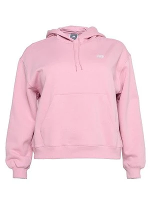 Bluza z kapturem New Balance jasnoróżowy