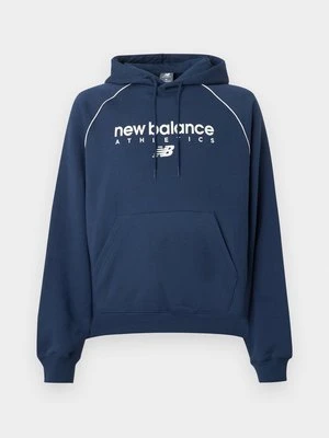 Bluza z kapturem New Balance niebieski