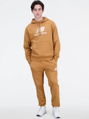 Bluza z kapturem New Balance brązowy