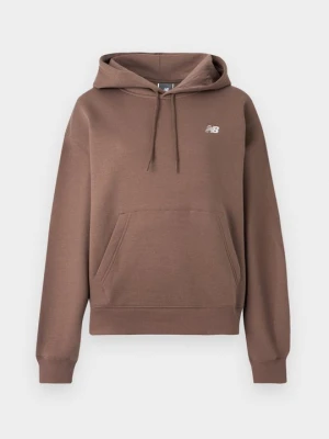 Bluza z kapturem New Balance brązowy