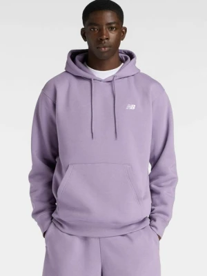 Bluza z kapturem New Balance fioletowy