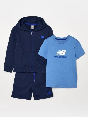 Bluza z kapturem New Balance granatowy