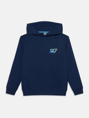 Bluza z kapturem New Balance granatowy