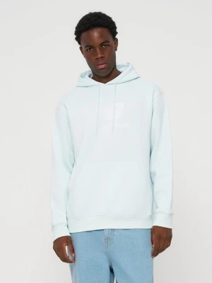 Bluza z kapturem New Balance niebieski