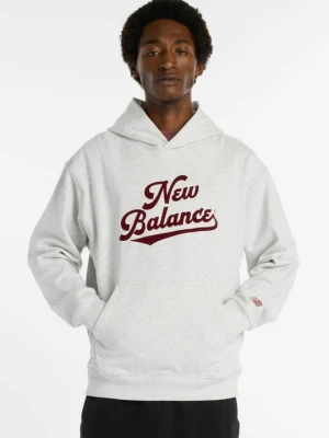 Bluza z kapturem New Balance szary