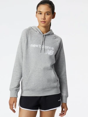 Bluza z kapturem New Balance szary
