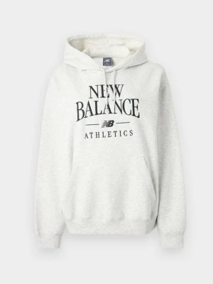 Bluza z kapturem New Balance szary