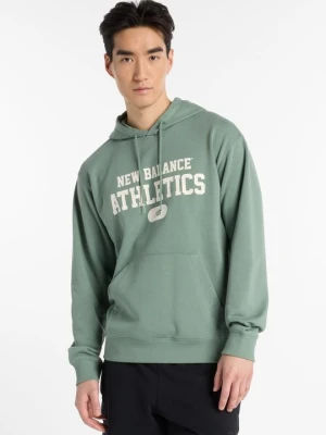 Bluza z kapturem New Balance zielony