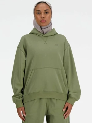 Bluza z kapturem New Balance zielony