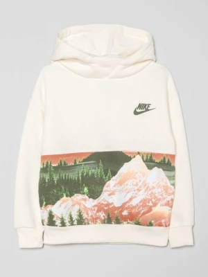 Bluza z kapturem Nike biały