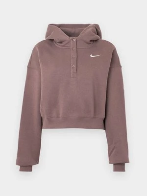 Bluza z kapturem Nike brązowy
