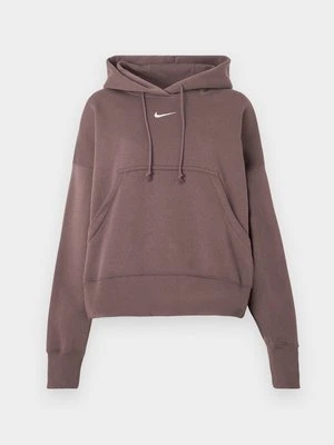 Bluza z kapturem Nike brązowy