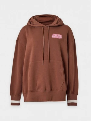 Bluza z kapturem Nike brązowy
