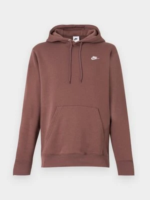 Bluza z kapturem Nike ciemnobrązowy