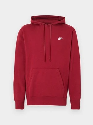 Bluza z kapturem Nike ciemnoczerwony