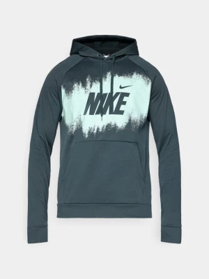 Bluza z kapturem Nike ciemnozielony