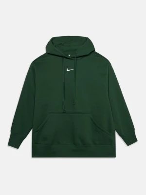 Bluza z kapturem Nike ciemnozielony
