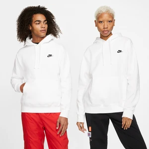 Bluza z kapturem Nike Club Fleece - Biel