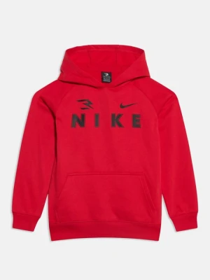 Bluza z kapturem Nike czerwony