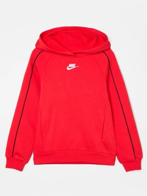 Bluza z kapturem Nike czerwony