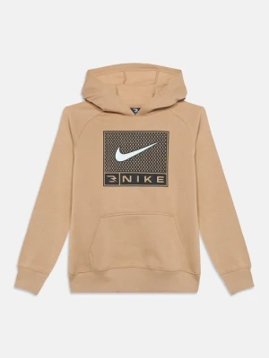 Bluza z kapturem Nike jasny brąz