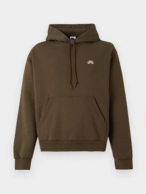 Bluza z kapturem Nike brązowy