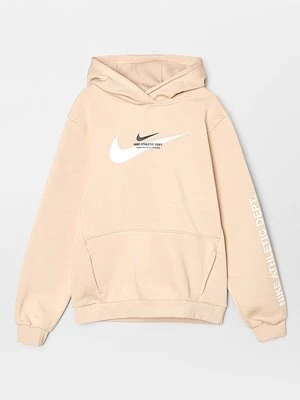 Bluza z kapturem Nike beżowy