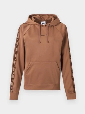 Bluza z kapturem Nike brązowy