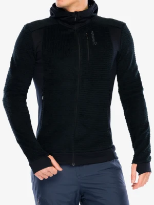 Bluza z kapturem Norrona Falketind Alpha120 Zip Hood - caviar