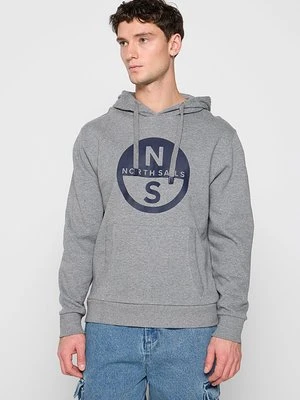 Bluza z kapturem North Sails szary