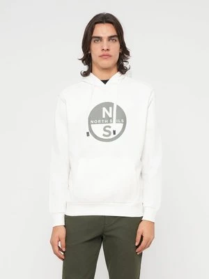 Bluza z kapturem North Sails biały