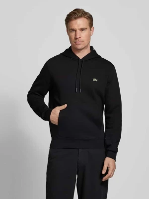 Bluza z kapturem o kroju classic fit z kieszenią kangurką Lacoste