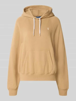 Bluza z kapturem o kroju comfort fit z mieszanka bawełny Polo Ralph Lauren Camel