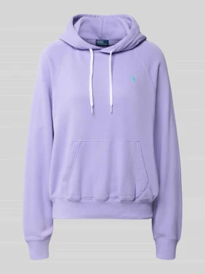Bluza z kapturem o kroju comfort fit z mieszanka bawełny Polo Ralph Lauren Lawendowy