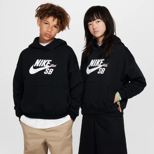 Zdjęcie produktu Bluza z kapturem o kroju oversize dla dużych dzieci Nike SB Icon Fleece EasyOn - Czerń