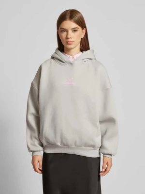 Bluza z kapturem o kroju oversized z nadrukiem z logo FELICIOUS