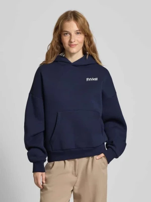 Bluza z kapturem o kroju oversized z nadrukiem z logo Review