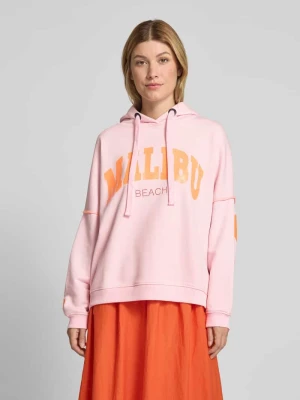 Bluza z kapturem o kroju oversized z nadrukowanym napisem miss goodlife