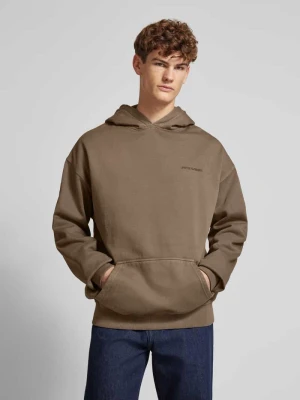 Bluza z kapturem o kroju oversized z wyhaftowanym logo Pegador