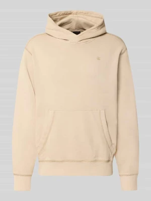 Bluza z kapturem o kroju regular fit z czystej bawełny G-Star Raw Beżowy