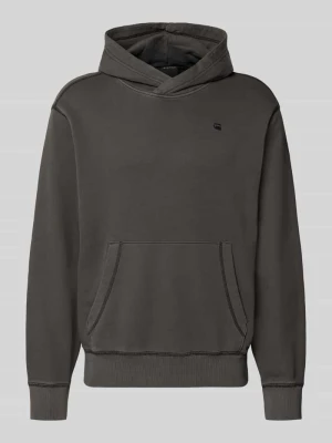Bluza z kapturem o kroju regular fit z czystej bawełny G-Star Raw Czarny