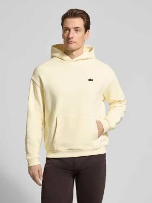 Bluza z kapturem o kroju regular fit z czystej bawełny Lacoste