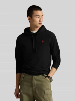 Bluza z kapturem o kroju regular fit z czystej bawełny Polo Ralph Lauren Czarny